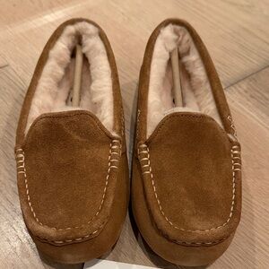 UGG Tan Suede Slippers